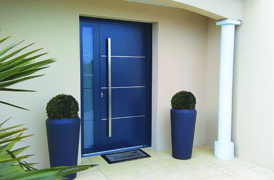porte d’entrée alu – tierce – baton maréchal -Cholet